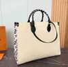 Fourre-tout de luxe sac de créateur sacs à main pour femmes Onthego sac fourre-tout chaud bandoulière fleur dames décontracté PVC véritable sac à main en cuir sacs à bandoulière femme grand sac à main