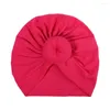 Accessoires pour cheveux, couleur unie, joli chapeau élastique pour bébé, gros beignet, Turban pour filles, bandeau pour enfants, Bonnet, bandeau, cadeau