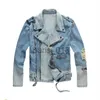 Herenjassen Herenjassen Mode Topkwaliteit Denim Jas Casual Hip Hop Designer Bovenkleding Beroemde Kleding Grote maten M-4XL x0913 x0913