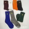 Karhart – chaussettes en serviette pour hommes, marque nord-américaine, à la mode, fond épais, étiquette dorée brodée, lettre moyenne, sport