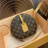 10A Luxury Designer Boite Chapeau Round Bag Cake Cowhide Shoulder Crossbody Bags Nano Handbags Clutchs Women Phone Camera Purses Makeup Bag Dhgate Shoulder Bags New