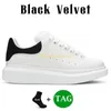 Designer shoes men women platform white sneakers leather Ivory Black velvet rainbow calfskin Top Quality Tread Slick fashion womens reflective Casual trainers