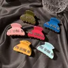 9 couleurs acryliques pinces à cheveux haut de gamme couleur bonbon femmes requin pince à cheveux nouvel automne concepteur cheveux bijoux de haute qualité anniversaire amour cadeau chapeaux