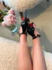 Women's Stiletto Sexy Syngle Black Sandals Baotou Women's Women's Shoes High High Heel 2023 Summer Pointed Buckle مع أحذية الخناجر.