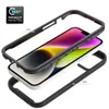 Cross border iPhone 15 phone case customization TPU+PC two in one anti drop transparent acrylic protective case