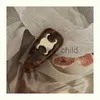 Hair Clips Barrettes French Vintage Duckbill Clamp Cute High Grade Girls Sweet Edge Clips With Marble Grain Alloy Acetic Acid Side Barrette With Hairclip x0913