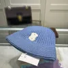 Bonnet luxueux Chapeau tricoté de styliste, chapeau seau à la mode, matériau doux, confortable, adapté au ski de randonnée en plein air