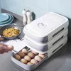 Egg Storage Box Kitchen Drawer Type Refrigerator Fresh Keeping Dumpling Household s Holde 211110154t