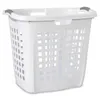 Корзины для хранения Sterilite Ultra Easy Carry Пластиковая корзина для белья Белый Набор из 4 корзин для грязной одежды складной мешок для белья 230912