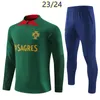 2023 2024 Portugisisk fotbollsspårning Portuguesa Fotbollsträning Män och barn 23 24 Portugieser Tracksuits Jogging Jersey Shirt Kits Survetement Foot