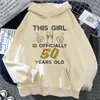 Dames Hoodies 50 Ans 50e Jaar Verjaardag Vrouwen 90s Koreaanse Stijl Y2k Esthetische Gothic Kleding Vrouwelijke Anime Kap