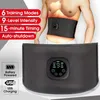 Massaggiatore completo del corpo Massaggio della vita EMS Fitness Stimolatore muscolare Cintura elettrica Perdere peso Vibrante Bruciare i grassi Trainer300I