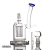 Narguilés Mini verre épais brûleur à mazout Bong bras arbre filtre pour Clear Dab Rigs eau barboteur tuyau conception simple pour accessoires de fumer