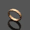 Fashion New Product Mini Wedding Ring Brand 18k Gold Designer Ring High Quality Stainless Steel Couple Ring Gift