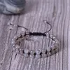 Indisches Achat-Doppelschicht-Perlenarmband, Naturstein, 6 mm, 2 Reihen, Edelstein, verstellbare Armbänder, Wickelarmband für Damen, Modeschmuck