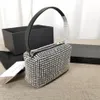 Fashion Designer Diamond Bag Chain Mesh Rhinestone pouch 17cm With Gift Box and dust bag202U
