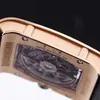 Männer/Frauen Uhren Richrd Mileres Automatische Tourbillon Mechanische Uhr Armbanduhr Swiss Hollow Out Automatische Maschinen 50x38mm Uhr Rm016 Rose Gold Hohl X