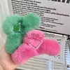 Barrettes Barrettes Fluffy Hair Clips Designer Femmes Luxurys Hairpins Fuzzy Lettres Griffe Clip Furry Hiver Chaud Épingle À Cheveux Designers Filles Hairclips Bijoux x0913