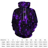 Sweats à capuche pour femmes Purple Splash Casual Abstract Art Print Kawaii Graphic Loose Sweat à capuche à manches longues Hip Hop Oversize Sweats à capuche