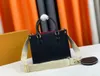 borsa a mano firmata borsa da donna borsa firmata oro Borsa da donna firmata in rilievo fiore nero Borsa in pelle Borse Tote spalla tracolla zaino femminile L