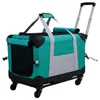 Husdjursrullare med hjul Pet Travel Carrier Transport Box Dog Barnvagnar för små hundar/katter upp till 28 kg
