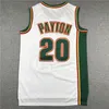 Venta al por mayor Mejor calidad Vintage 11 Detlef Schrempf Verde Blanco Rojo 20 The Glove Gary Payton 40 Reign Man Shawn Kemp Jersey 34 Ray Allen Camisa