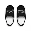 diy Slippers Custom Slippers Customized Cotton Slippers Men Women Cotton Slippers antislip black antiskid Warm Customized Patterns big Size 38-47 10399