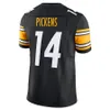 3 Russell Wilson Justin Fields Jersey T.J. Watt Troy Polamalu Minkah Fitzpatrick George Pickens Najee Harris Joey Porter Jr. Jerome Bettis Hines Ward Football Jerseys