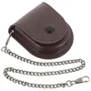 Taschenuhren, Uhrengehäuse, mechanische Retro-Tasche, Pu-Beutel, Herren-Fanny-Aufbewahrung, Geschenkhalter