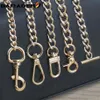 Metall Tasche Kette Umhängetasche Ersatz Schultergurt weibliche Riemen für Taschen Original hochwertige Tasche Teile Kette Zubehör 2112242P