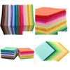 Kumaş varış 40pcs 15x15cm Dokuma Nefes 1mm Kalınlık Polyester Bez Külsleri Dikiş Bebekler için DIY Paket