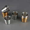 Bicchieri a doppia parete per caffè, succhi, acqua, vino, birra, tazze in acciaio inox, bicchieri, bicchieri, whisky