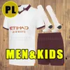 Set completo 22/23 Maglie da calcio Haaland Grealish Sterling Mans Cities Mahrez de Bruyne Foden Mendy Bernardo Phillips Rodrigo 2023 portiere bambini pantaloni per adulti