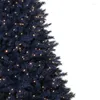 Рождественские украшения 2,1 м искусственные елочные украшения из ПВХ, светодиодный светильник с железным кронштейном для домашнего декора, торговый центр, вечеринка, 2023 год