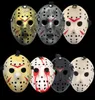 Maskerad Jason Wholesale Voorhees Friday den 13: e skräckfilm Hockey Mask Scary Halloween Costume Cosplay Plastic Party Masks JN12 S