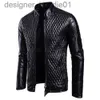 Hommes Fourrure Fausse Fourrure Mode Hommes Moto PU Vestes En Cuir Automne Hiver Slim Fit Vestes Mâle Affaires Fitness Casual Manteaux Manteaux L230913