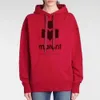 23SS isabel marant diseñador sudadera algodón nuevo estilo clásico casual de moda versátil con capucha jersey jersey para mujer suéter de manga larga suelta