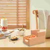 Ensembles de vaisselle, plat à sushi, fournitures en bois, plateau d'assiette de style japonais décoratif
