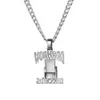 Ny Death Row Pendant Hip Hop Tupac Zircon Necklace Fashion Accessories for Men and Wome205h
