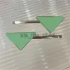 Hair Clips Barrettes Metal sided triangle hair clips designer enamel special cute modern style teen girls hairpin accessories snap clip for women luxury fashion mak