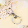 Keychains Lanyards 20Pcs Metal Snap Hook Lobster Clasps Lanyard Keyrings Keychain Jewelry Findings Drop Delivery Fashion Accessories Dhozb