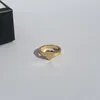 2023 Novo design de designer de anel de ouro rosa de alta qualidade Design titanium Rings Rings clássicos jóias de moda Rings de férias presentes de férias por atacado