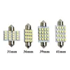 10 stuks Festoen 31mm 36mm 39mm 41mm C5W LED Lichtkoepels 16 SMD 3528 Auto LED Interieur Verlichting Auto Kaartlezen Lampen Wit 12V255o