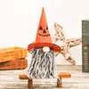 Grensoverschrijdende nieuwe Halloween decoratie gezichtsloze pop staande pop Rudolf Doll winkelcentrum raamdecoratie