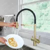 Kitchen Faucets Faucet Double Handle Cold And Control Direct Drinking Water Integrated Sink Two Function