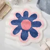 Tappeti Tappetino imitazione cashmere Simpatico fiore rosa Bagno Assorbente Antiscivolo Soggiorno Tappeto per bambini