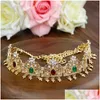 Hår smycken solspicem algerie pannband brud kronhuvud klänning brud tiara prinsessa drottning diadem party bijoux gåva 220805 dropp deli dhply