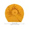 Accessoires pour cheveux, couleur unie, joli chapeau élastique pour bébé, gros beignet, Turban pour filles, bandeau pour enfants, Bonnet, bandeau, cadeau