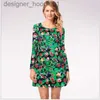 Kvinnor Jumpsuits Rompers 213 Womens Jumpsuits Casual Dresses Rompers kjol Floralklänning med ärmlösa klänningar Nuevo Estilo Vestido Para Chicas Mujeres WT19 L230