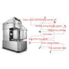 30L Blender Kom Type Deeg Mixer Keuken Stand Pizza Deeg Cake Mixer Deeg Kneden Machine Keukenmachine 2200W